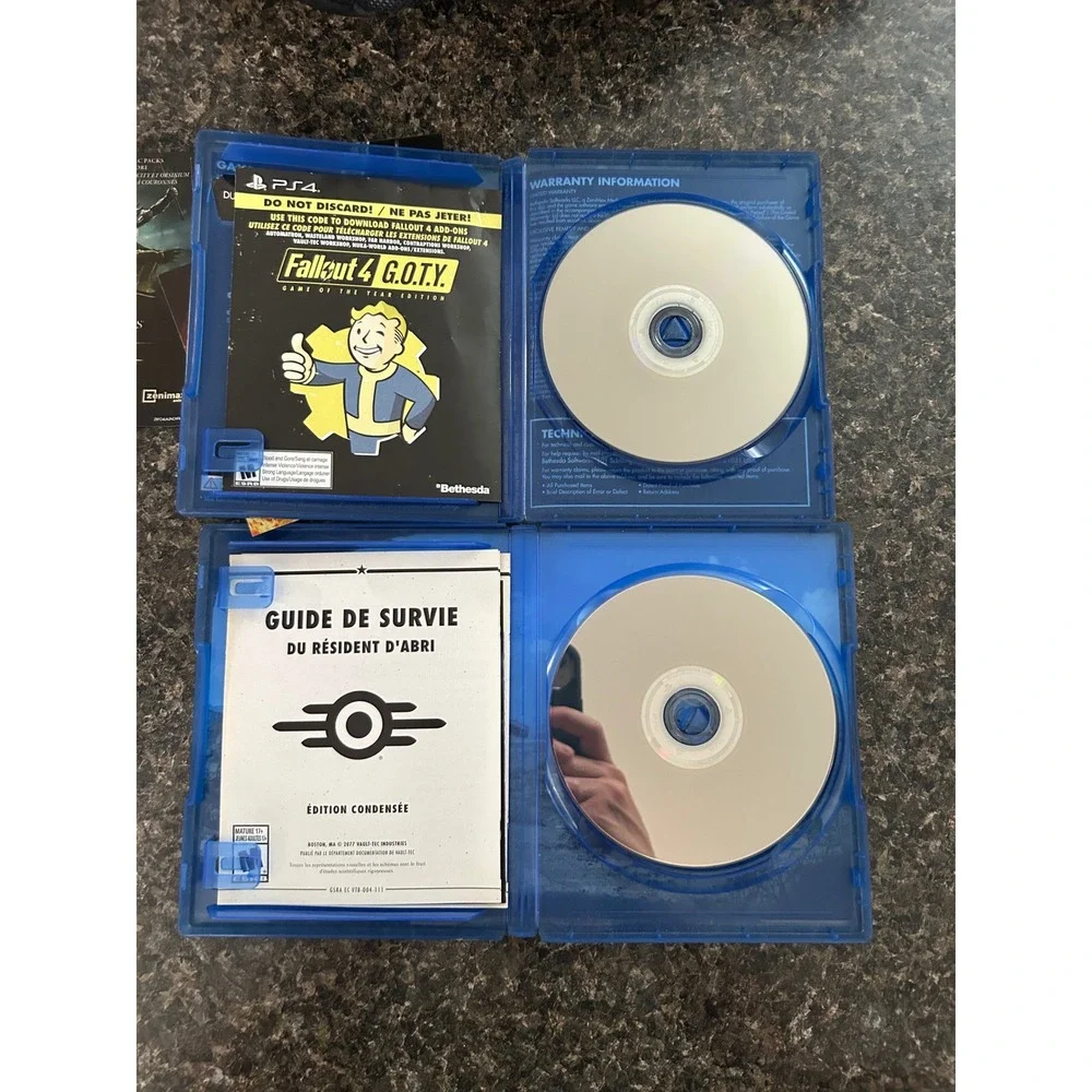 Fallout 4 & Fallout 4 GOTY Game of the Year Edition PS4 PlayStation 4 Bundle